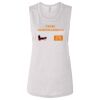 Ladies' Bella Flowy Scoop Muscle Tank Thumbnail